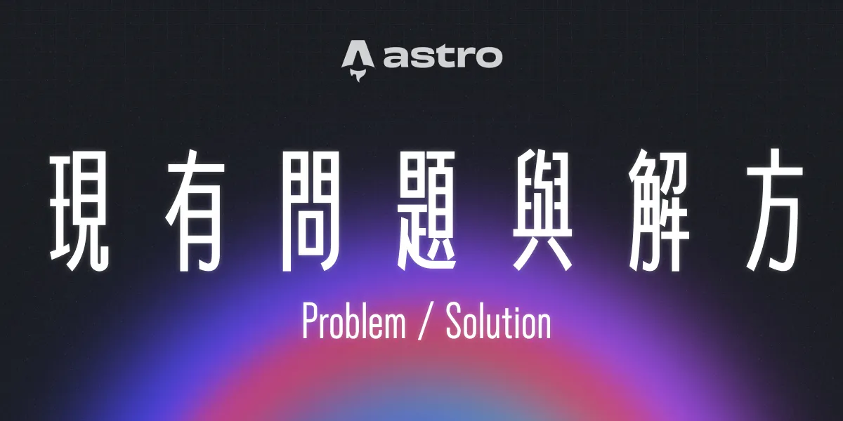 A beautiful gradient background with the title: "Existing Problems and Solutions"